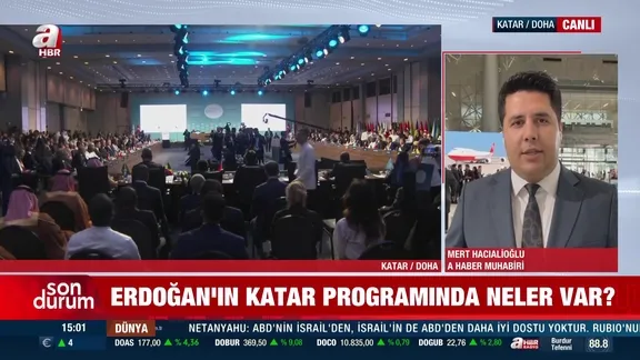 Başkan Erdoğan zirve İçin Katar'da