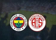 Fenerbahçe Antalyasporu 2-0la geçti! Son dakikalar nefes kesti