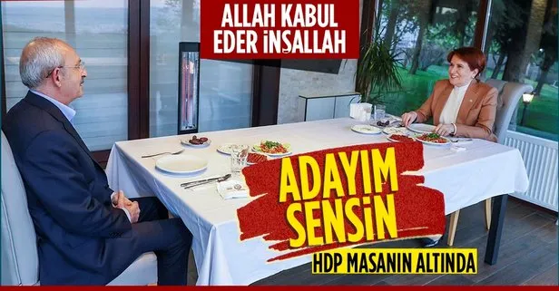 Akşener ve Kılıçdaroğlu iftarda buluştu