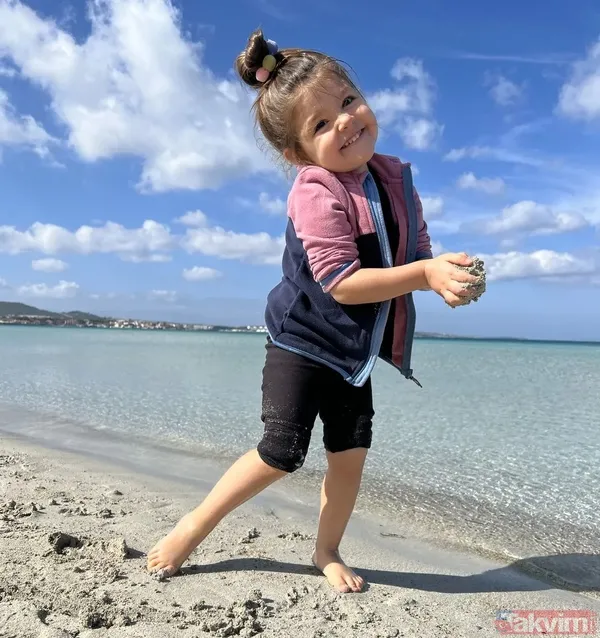 7 yıllık aşkın meyvesi! Dilek Taşı'nın Mustafa’sı Salih Bademci'nin gözünden sakındığı kızına bakın! Güzelliği annesi İmer Özgün’den... - 30