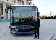 Son dakika: Başkan Erdoğan ilk elektrikli sürücüsüz otobüsü test etti! Kabine Toplantısına Atak Electric ile gitti