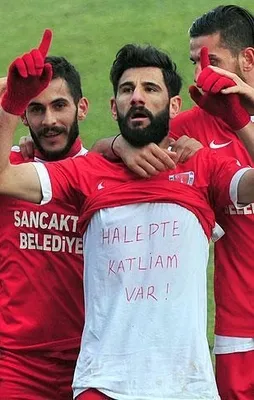 Golünü attı, Halep'i unutmadı