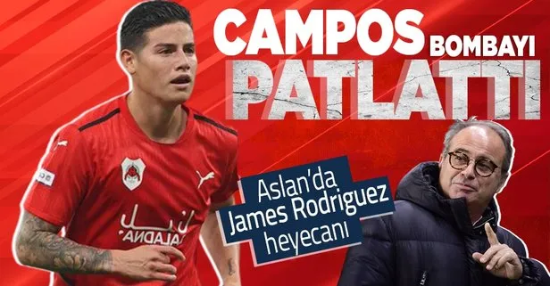 Galatasaray’da heyecanlandıran gelişme! Campos James Rodriguez bombasını patlattı