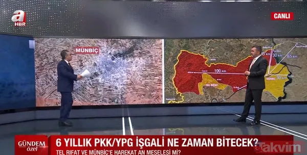 Türkiye'nin yapacağı harekat ile Fırat'ın batısından terörün izi silinecek! Münbiç'in jeopolitik önemi ne? M4 karayolu ve Tel Rıfat... - 2