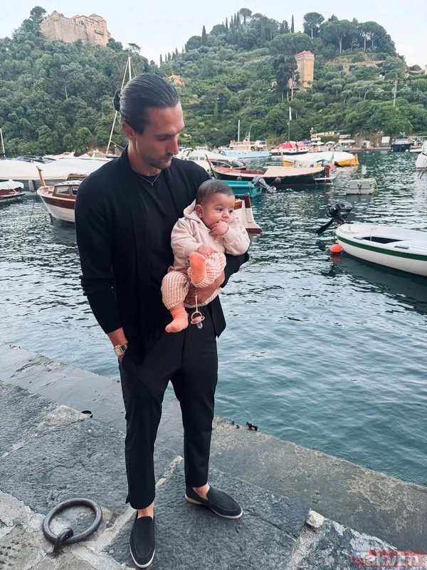 Baba-oğul aynı gün doğdu! Melisa Aslı Pamuk’tan Yusuf Yazıcı ve Mylan’a Yunanistan’da kutlama - 7