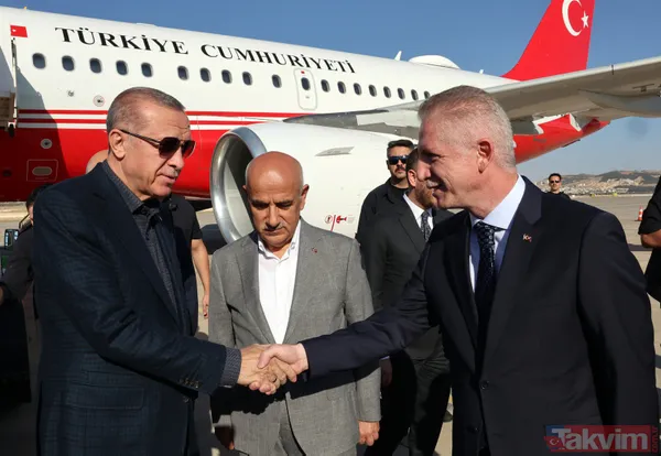 Başkan Erdoğan'a Gaziantep'te coşkulu karşılama! Davullarla zurnalarla beklediler... 6'lı masaya pankartla gönderme - 10