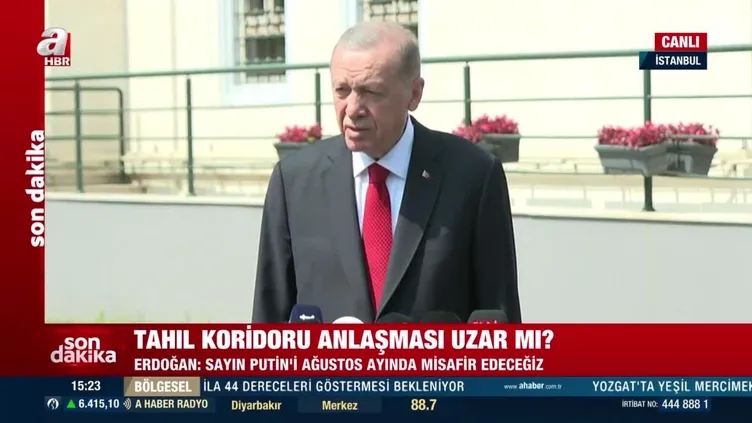 Son dakika: Tahıl koridoru anlaşması uzayacak mı? Türkiye AB'ye girecek mi? Başkan Erdoğan'dan önemli açıklamalar