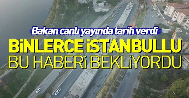 Bakan canlı yayında açıkladı! O hattın test sürüşleri başlıyor