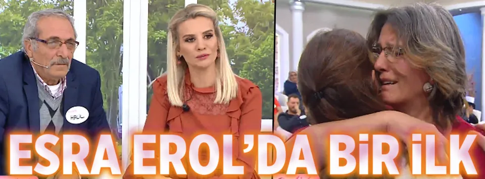 Esra Erol’da bir ilk...