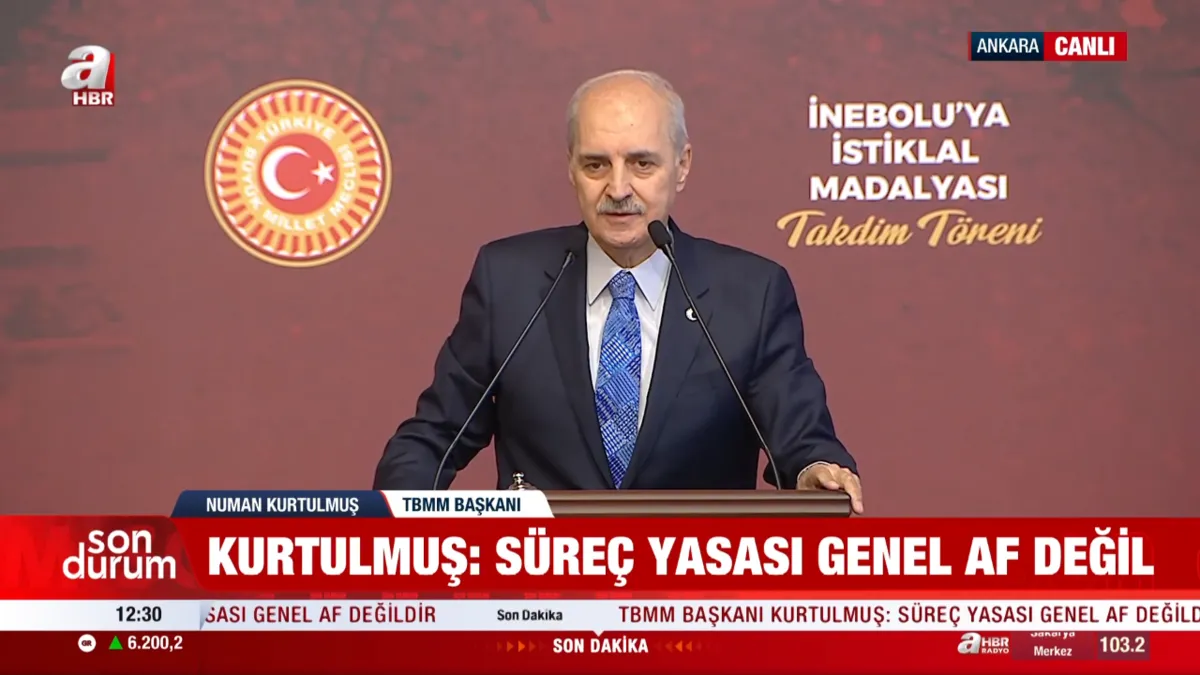 Numan Kurtulmuş'tan kritik af mesajı! "Süreç yasası genel af değil"