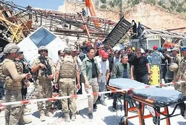 Gabar’da sondaj kulesi devrildi