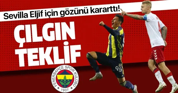 Sevilla Eljiff Elmas’ı kadrosuna katmak için gözünü kararttı! Kjaer + 15 milyon euro