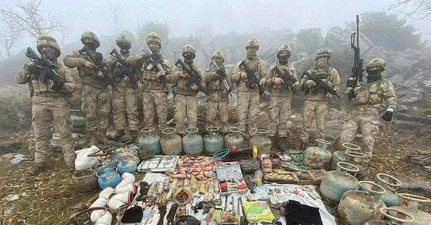 Bingöl’de PKK’ya darbe: Teröristlerin kullandığı 8 katlı mağara tespit edildi