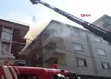 Maltepe'de korkutan yangın | Dört katlı binanın çatısı alev alev yandı
