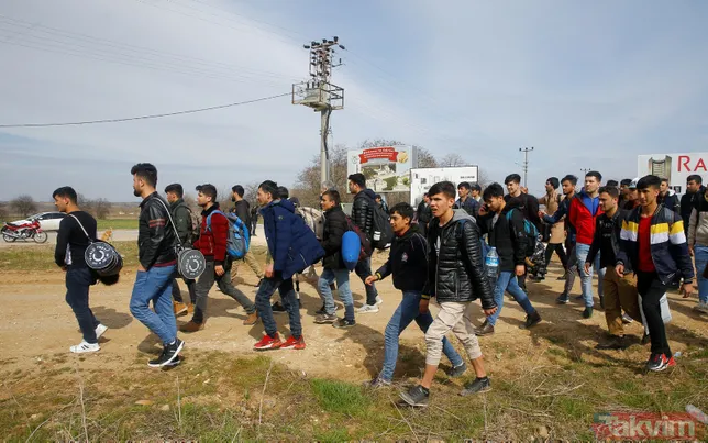 Mülteciler akın akın Yunanistan'a gidiyor! Meriç Nehrini yüzerek geçtiler