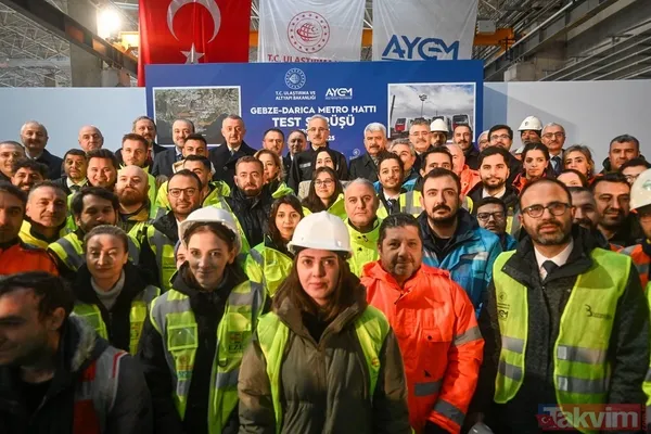 Yerli ve milli metro! Gebze-Darıca hattında ilk test sürüşü tamamlandı... Bakan Uraloğlu açılış tarihini verdi - 4