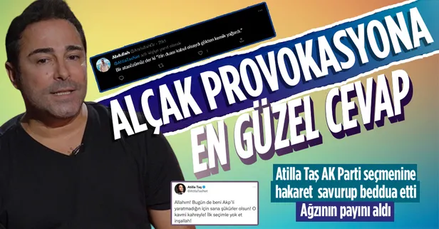 Yine haddini aştı! AK Parti seçmenine beddua eden Atilla Taş'a tepkiler gecikmedi: İyice raydan çıktı