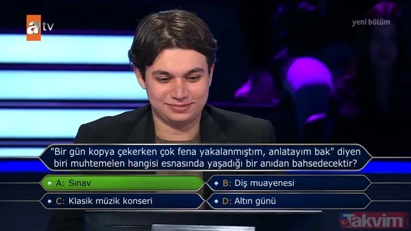 Kim Milyoner Olmak İster'de seyirciye güvendi yarışmadan elendi! Geceye damga vuran o soruyu kimse bilemedi! - 37