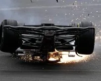 Formula 1’de feci kaza!