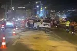 Pendik’te zincirleme facia | Araçlar birbirine girdi! 1’i çocuk 5 kişi yaralandı