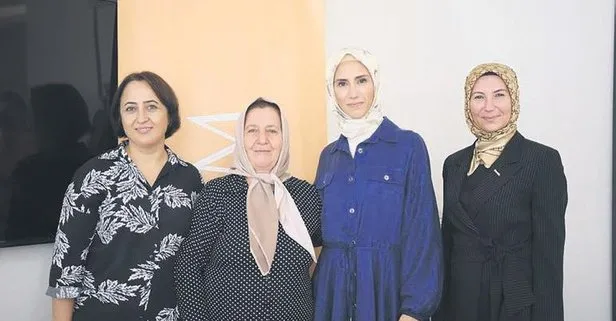 KADEM Yönetim Kurulu Başkan Yardımcısı Sümeyye Erdoğan Bayraktar, Hatay’ı ziyaret etti