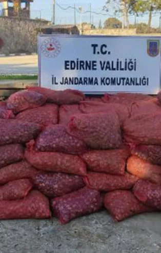 Edirne'de 3 ton kaçak midye ele geçirildi!