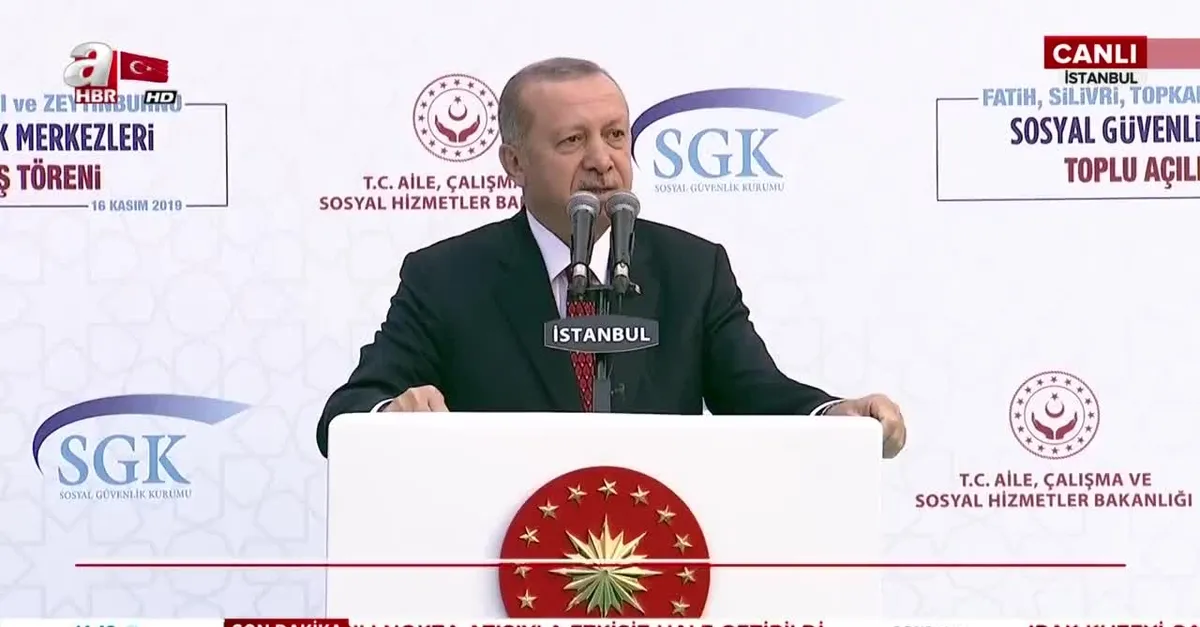 Son dakika: Başkan Erdoğan'dan İstanbul'daki toplu açılış töreninde önemli açıklamalar