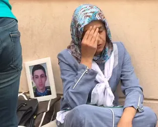 HDPlilerden evlat nöbetindeki Ayşegül Biçere skandal sözler! Acılı anne fenalık geçirdi