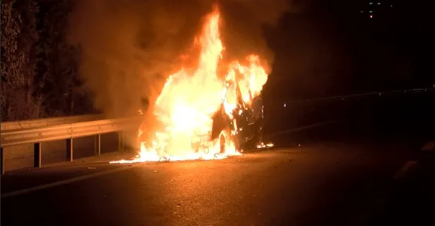 TEM Otoloyu'nda peş peşe karşılıklı trafik kazası: 3 yaralı