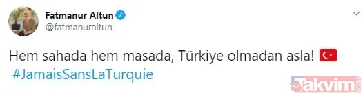 Macron’un Başkan Erdoğan’ı hedef alan küstah sözlerine Türk Milleti sosyal medyadan yanıt verdi: #ErdoğanınYanındayız - 11
