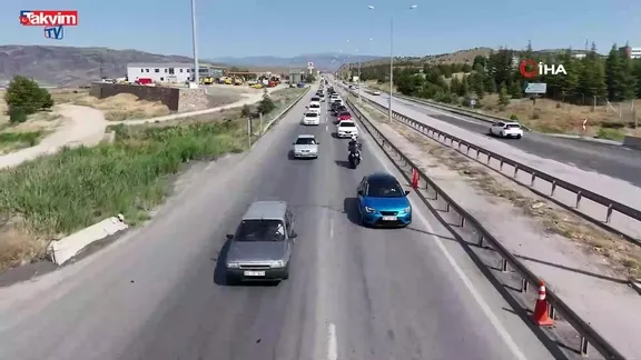 43 ilin geçiş güzergahında bayram hareketliliği