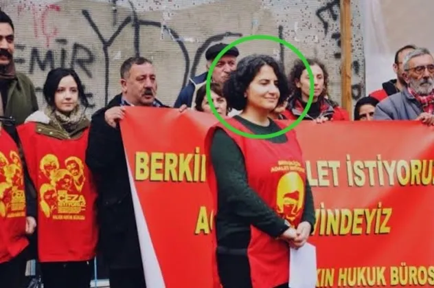 DHKP-C'li Ebru Timtik'e İstanbul Barosu önünde skandal tören!