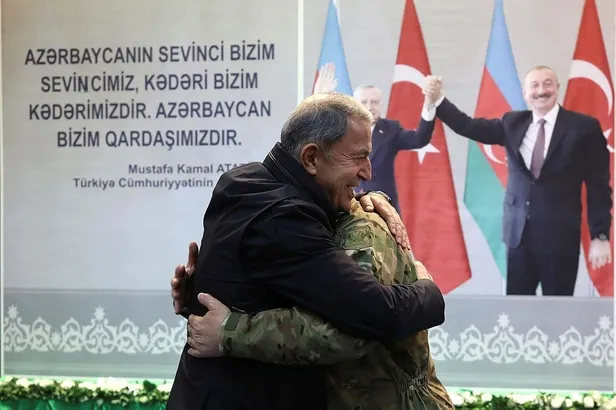 Milli Savunma Bakanı Hulusi Akar ve TSK komuta kademesi Bakü'de: Azerbaycan'ın haklı davasının yanındayız-2