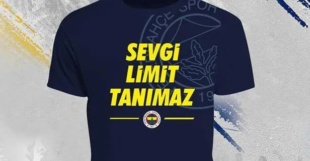 Fenerbahçe’nin Sevgi limit tanımaz yazılı tişörtleri yok satıyor