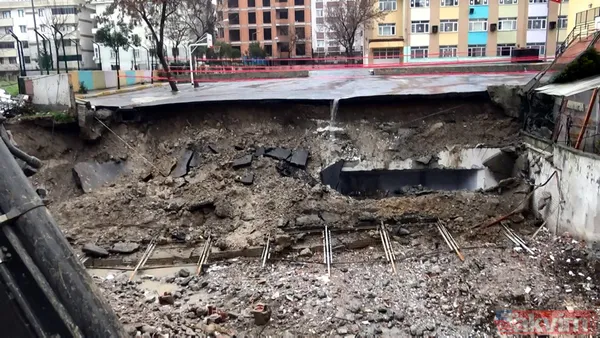 İstanbul'da faciadan dönüldü! Avcılar Denizköşkler İlkokulu'nun bahçe duvarı çöktü - 2