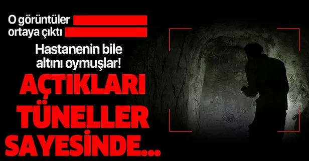 YPG Rasulayn’ı delik deşik etmiş! Hastanenin altına kazdıkları tüneller bakın ne işe yarıyormuş!