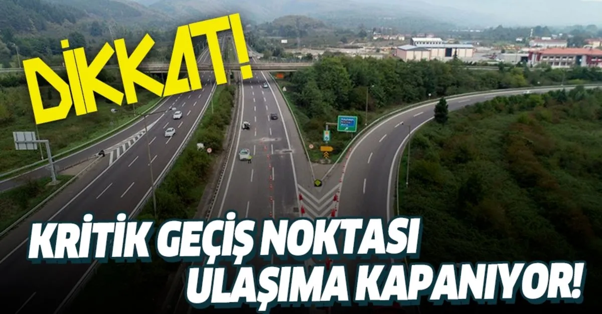 Son Dakika Anadolu Otoyolu Bolu Dagi Tuneli Yol Calismasi Nedeniyle Ulasima Kapandi Takvim