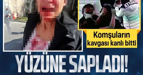 komsularin kavgasi kanli bitti kalemi