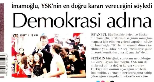 Ekrem İmamoğlu, YSK’nın İstanbul kararının ardından çark etti: YSK’yı kınıyorum
