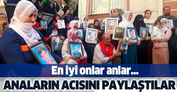 Kulp şehitlerinin ailelerinden evlat nöbetine destek! HDP önünde teröre lanet yağdırdılar
