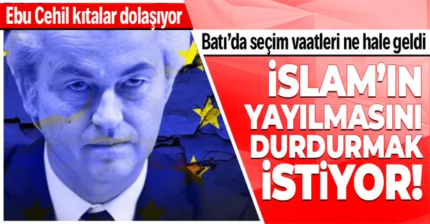 Hollanda'da aşırı sağcı Geert Wilders'in seçim vaatleri: İslam'dan Arındırma Bakanlığı ve kamuda başörtüsü yasağı...