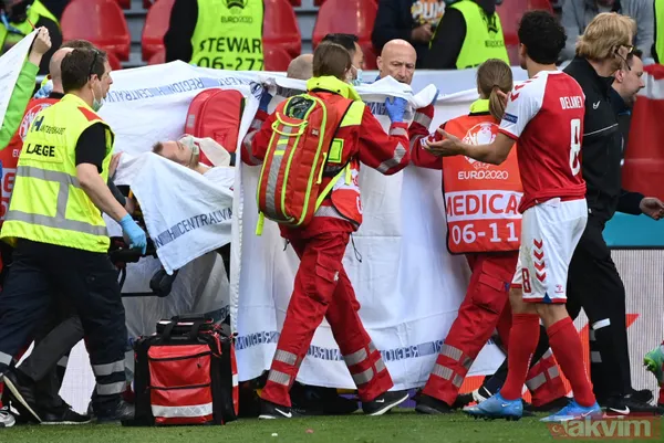UEFA EURO 2020'de (Avrupa Futbol Şampiyonası) kalbi duran Danimarkalı Christian Eriksen'e ilk müdahalede ASELSAN imzası - 21