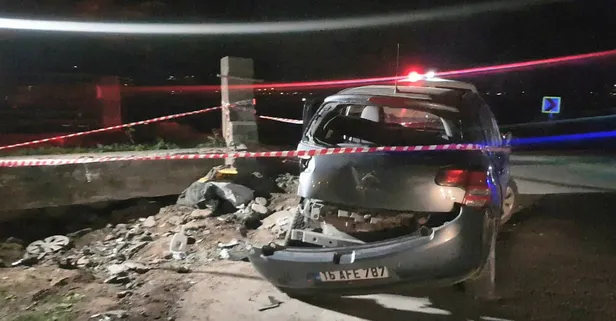 Bursa’da feci kaza! Araç hurdaya döndü! Yaralılar var