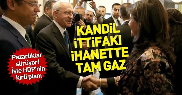 CHP-HDP ittifakında pazarlıklar sürüyor! İşte HDP’nin kirli planı