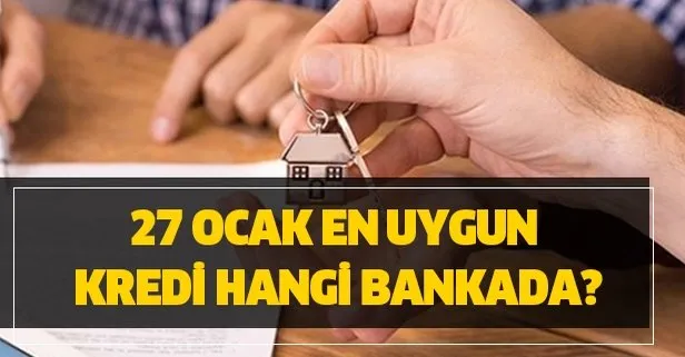 Halkbank, Yapıkredi, Akbank, DenizBank, Kuveyt Türk ve ICBC bank... 28 Ocak en az kredi faiz oranı hangi bankada?