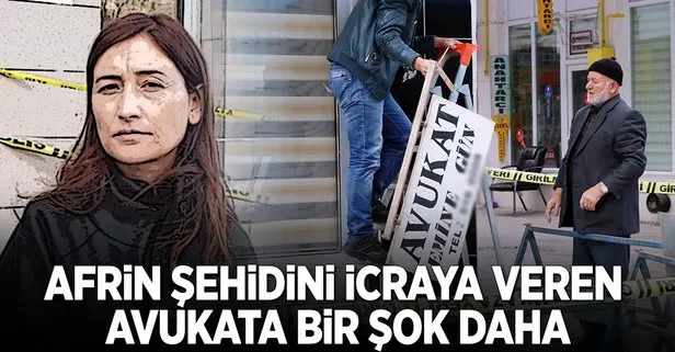 Şehidi icraya veren avukata bir şok daha