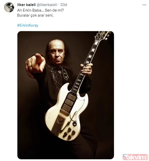 Ünlü Oyuncu İlker Kaleli: Ah Erkin Baba… Sen De Mi? Buralar Çok Arar Seni.