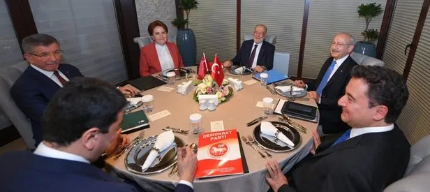 6’lı masada yeni kriz