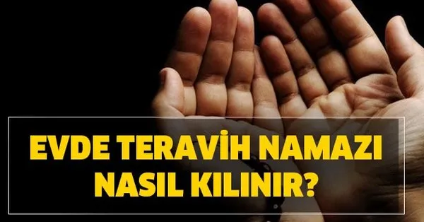 evde teravih namazı kaç rekattır