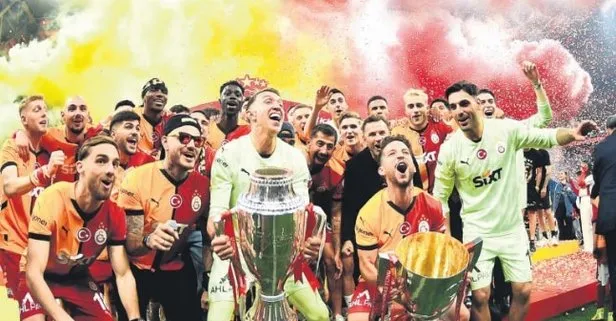 Galatasaray 25. şampiyonluğuna imza attı göğsüne 5. yıldızı taktı